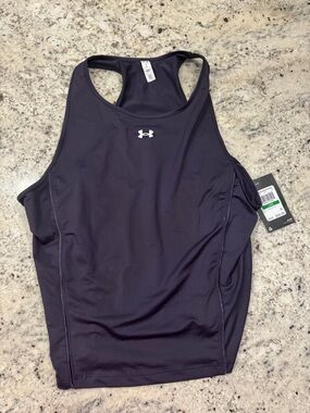 Under Armour Dark Purple Racerback Athletic Tank Top